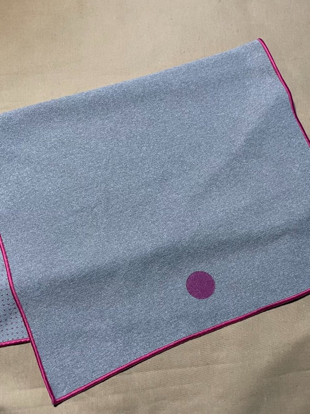 Yogitoes Skidless Yoga Mat Towel 66x24 Grip Dots Unisex